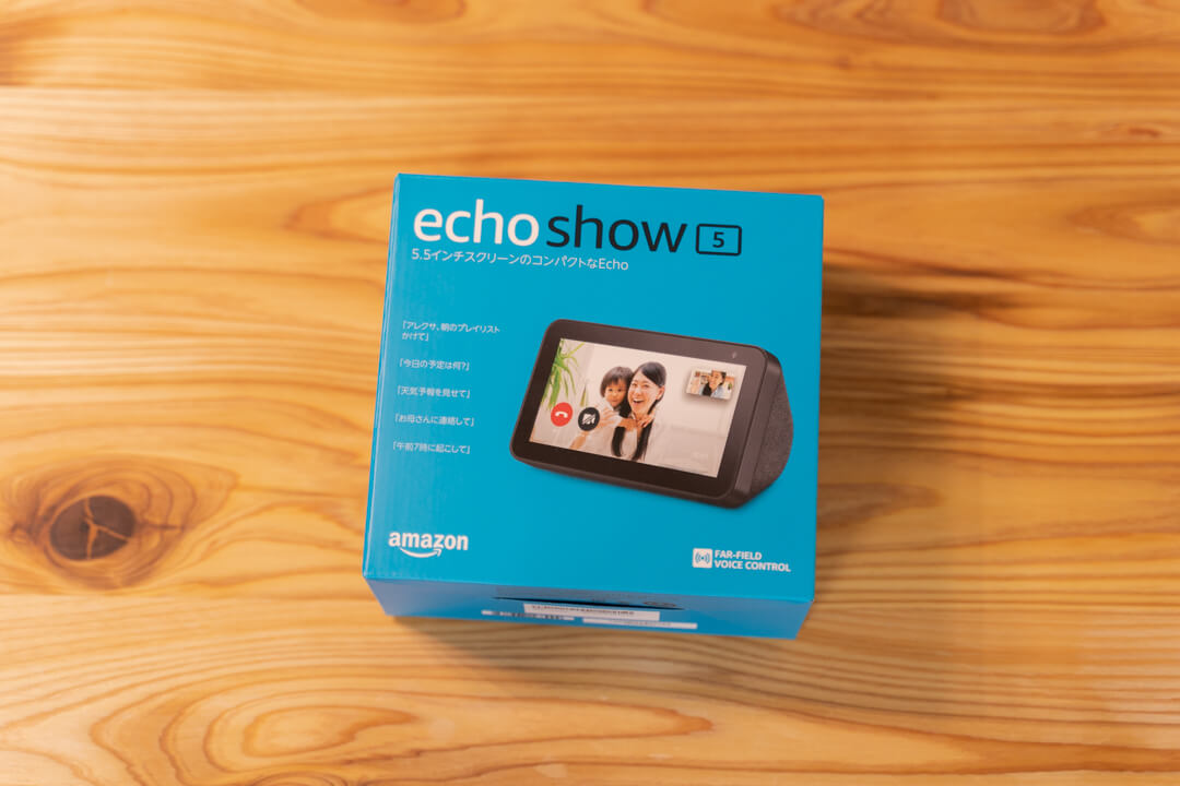 Amazon Echo Show 5の商品パッケージ