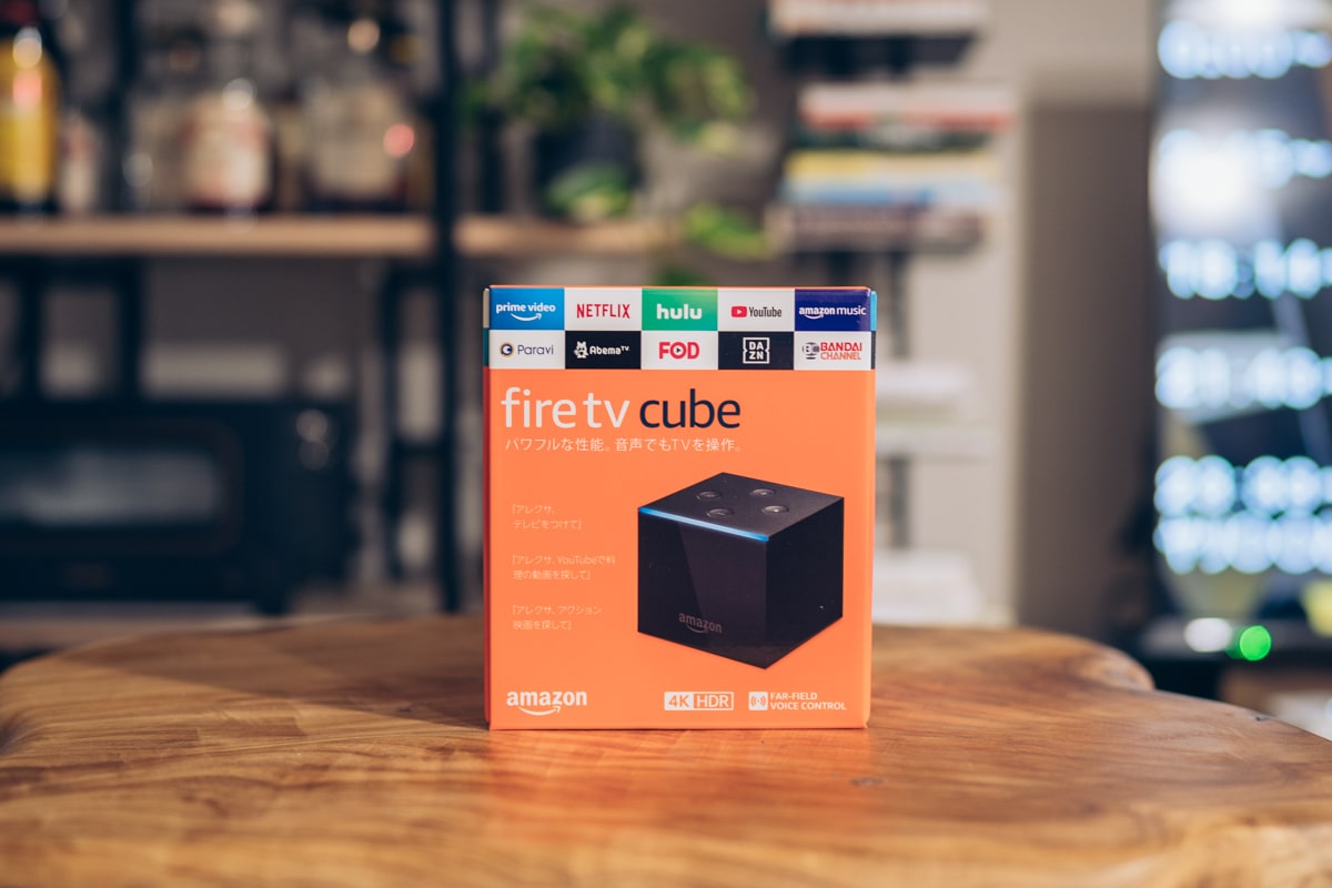 Fire TV Cubeの商品パッケージ