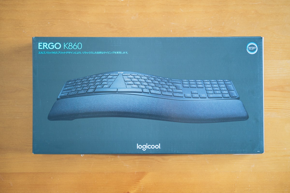 エルゴノミックキーボード ERGO K860のパッケージ