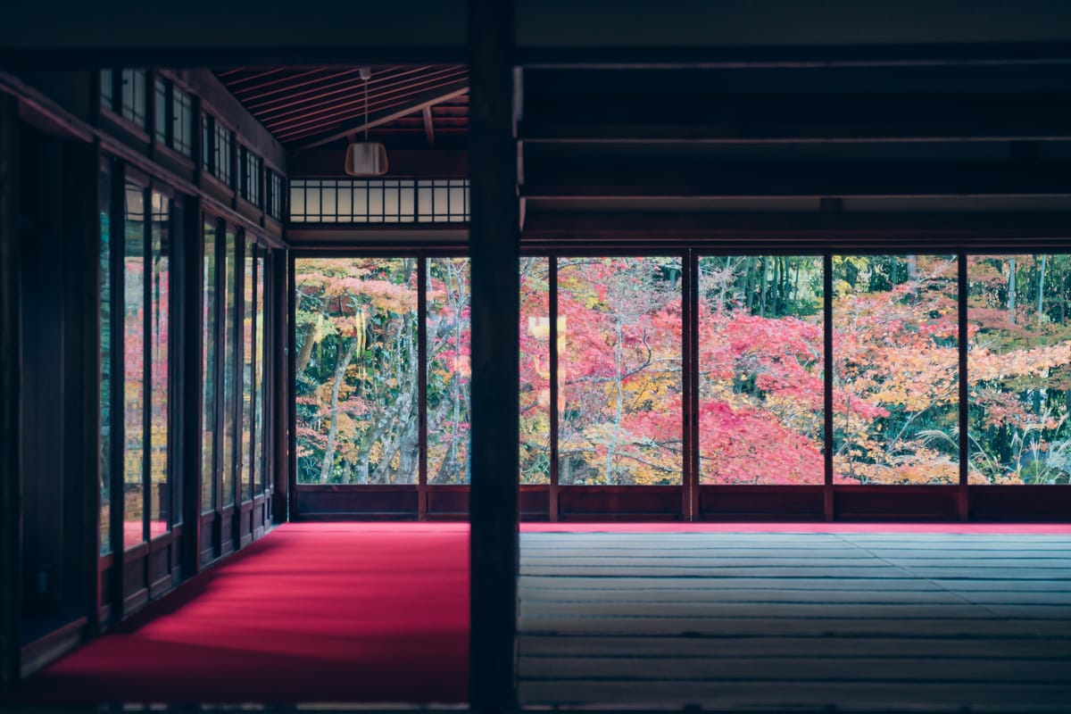 南禅寺・天授庵で撮影した紅葉