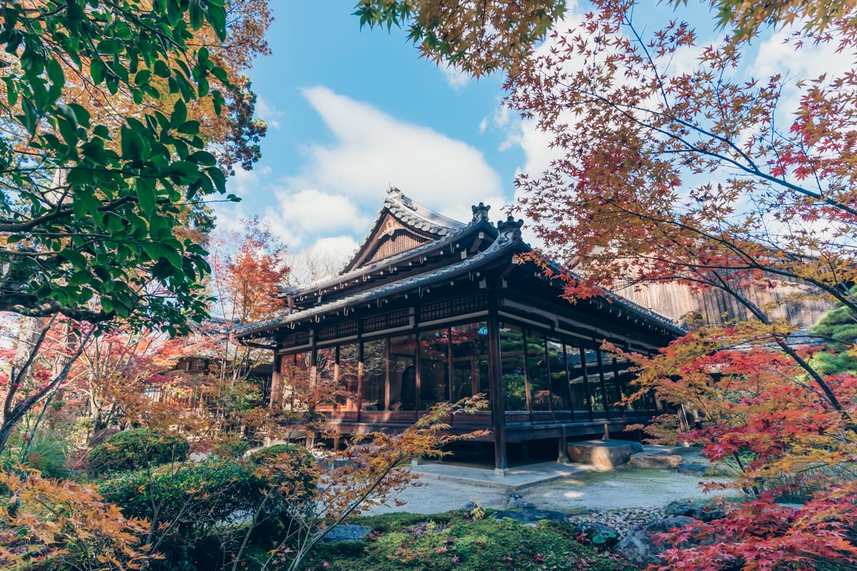 南禅寺・天授庵で撮影した紅葉