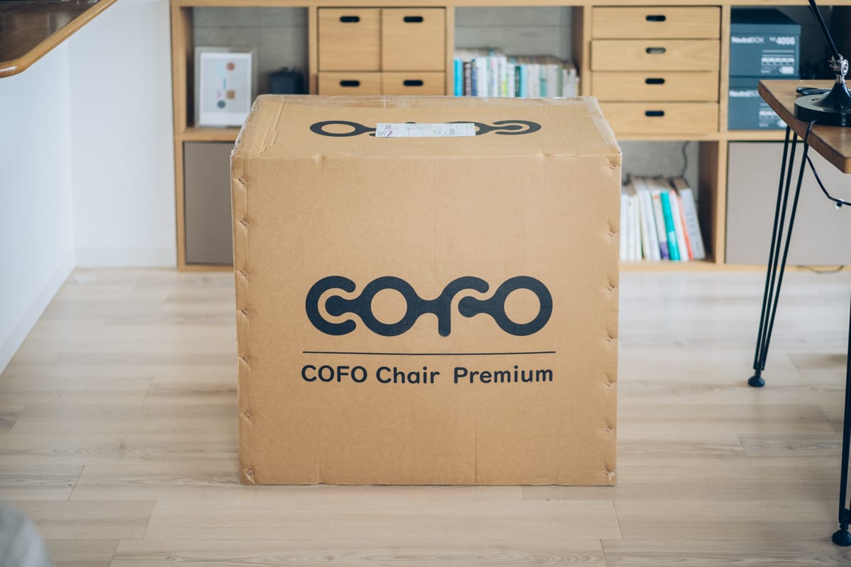 COFO Chair Premiumの製品パッケージ