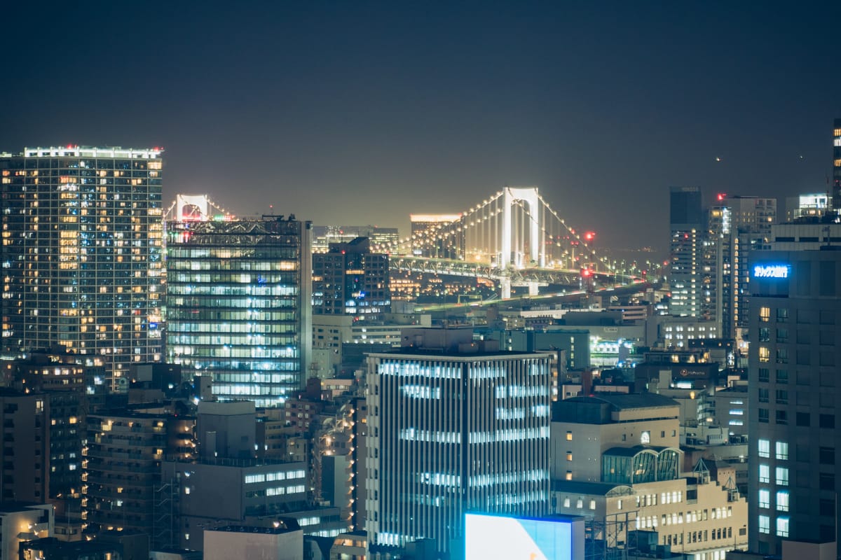 ザ・プリンス パークタワー東京の客室絡みた夜景