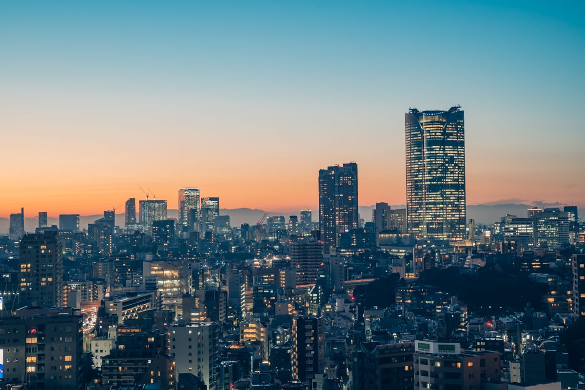 ザ・プリンス パークタワー東京の客室絡みた夜景