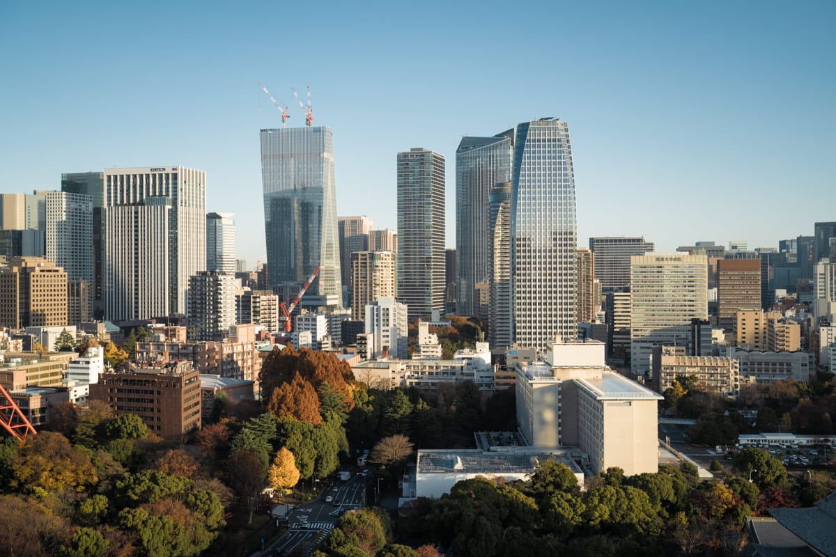 ザ・プリンス パークタワー東京の客室絡みた景色・眺望